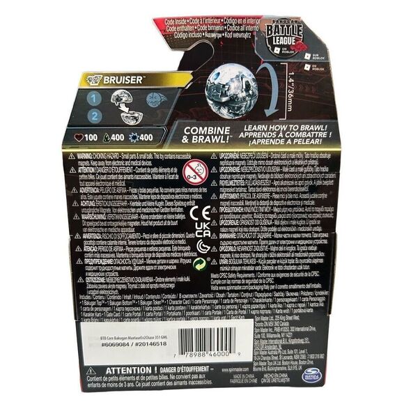 Bakugan Gen 3 Wave 3 Diamond Titanium Bruiser HTF Rare 20146518 Chase - Picture 2 of 4